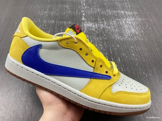 Kick Theory OG Low Scott Canary Travis x DZ4137-700 Jordan Air 1 0820